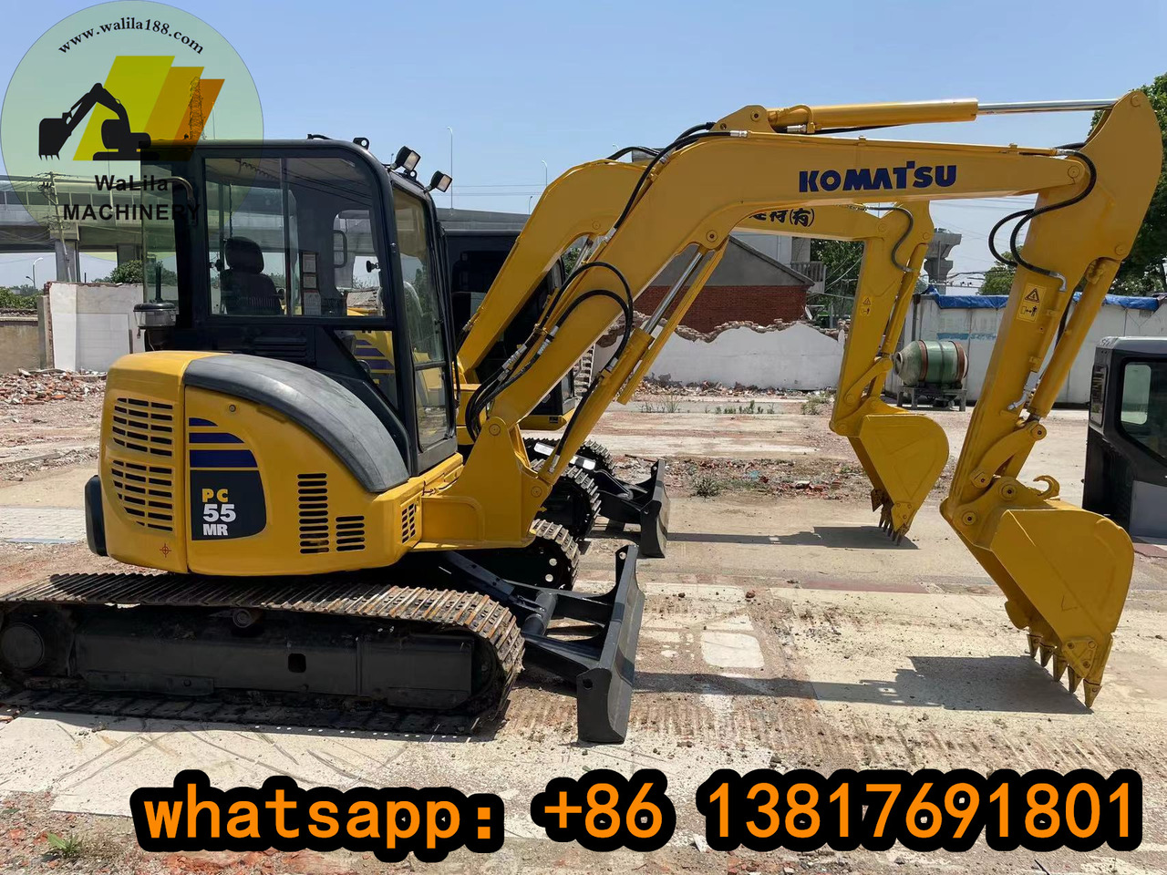 KOMATSU PC 55 MR-3 - Mini rýpadlo: obrázok 1 KOMATSU PC 55 MR-3 - Mini rýpadlo: obrázok 1