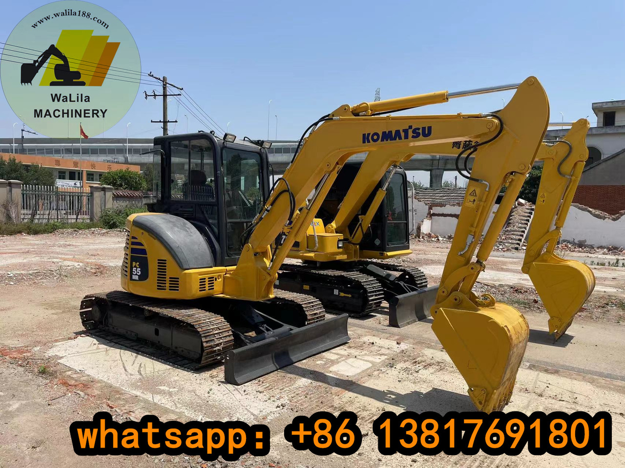KOMATSU PC 55 MR-3 - Mini rýpadlo: obrázok 4 KOMATSU PC 55 MR-3 - Mini rýpadlo: obrázok 4