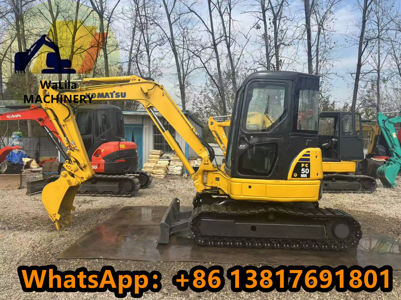 KOMATSU PC50MR-3 - Mini rýpadlo: obrázok 1 KOMATSU PC50MR-3 - Mini rýpadlo: obrázok 1