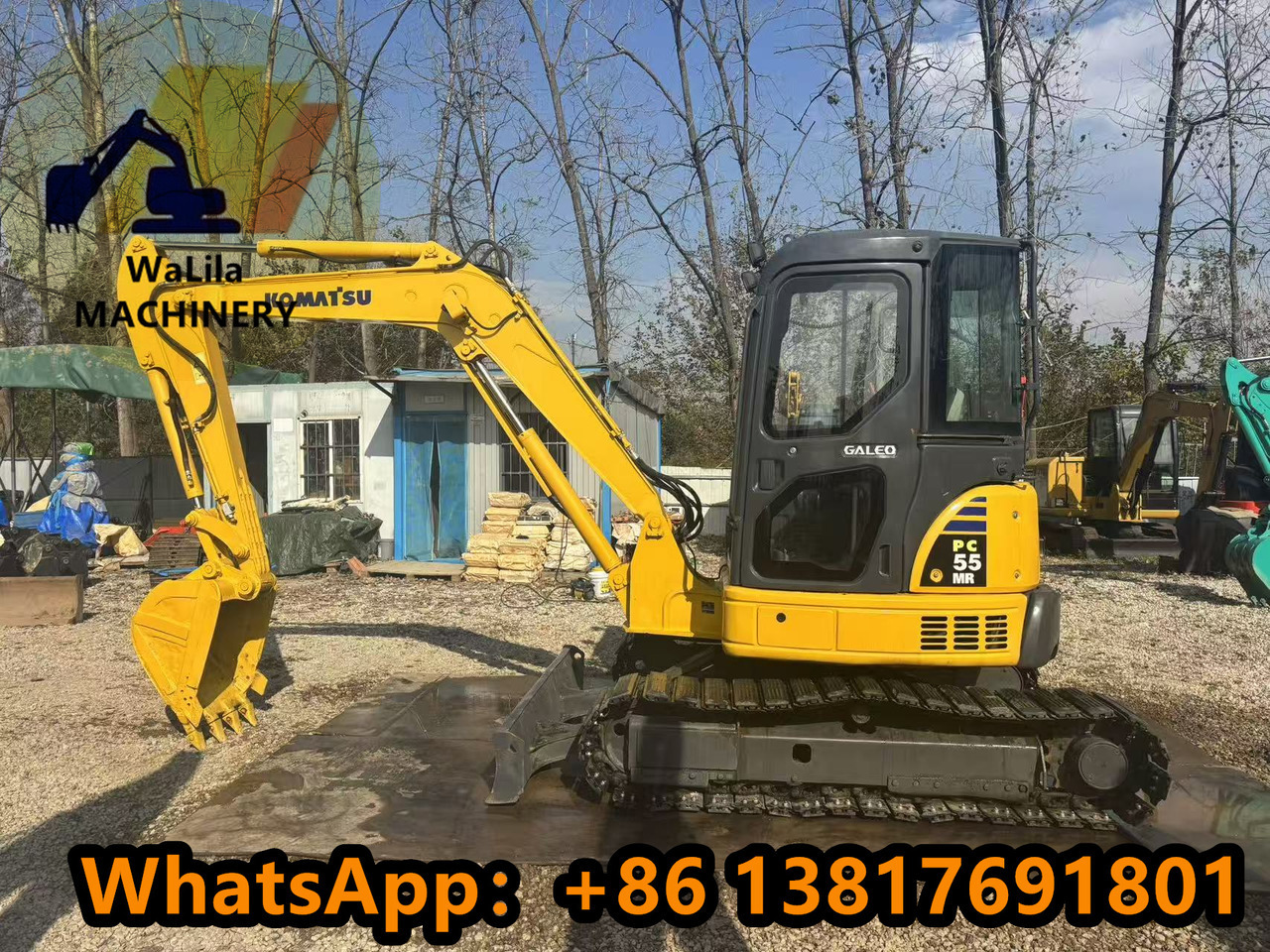 KOMATSU PC55MR-3 - Mini rýpadlo: obrázok 3 KOMATSU PC55MR-3 - Mini rýpadlo: obrázok 3