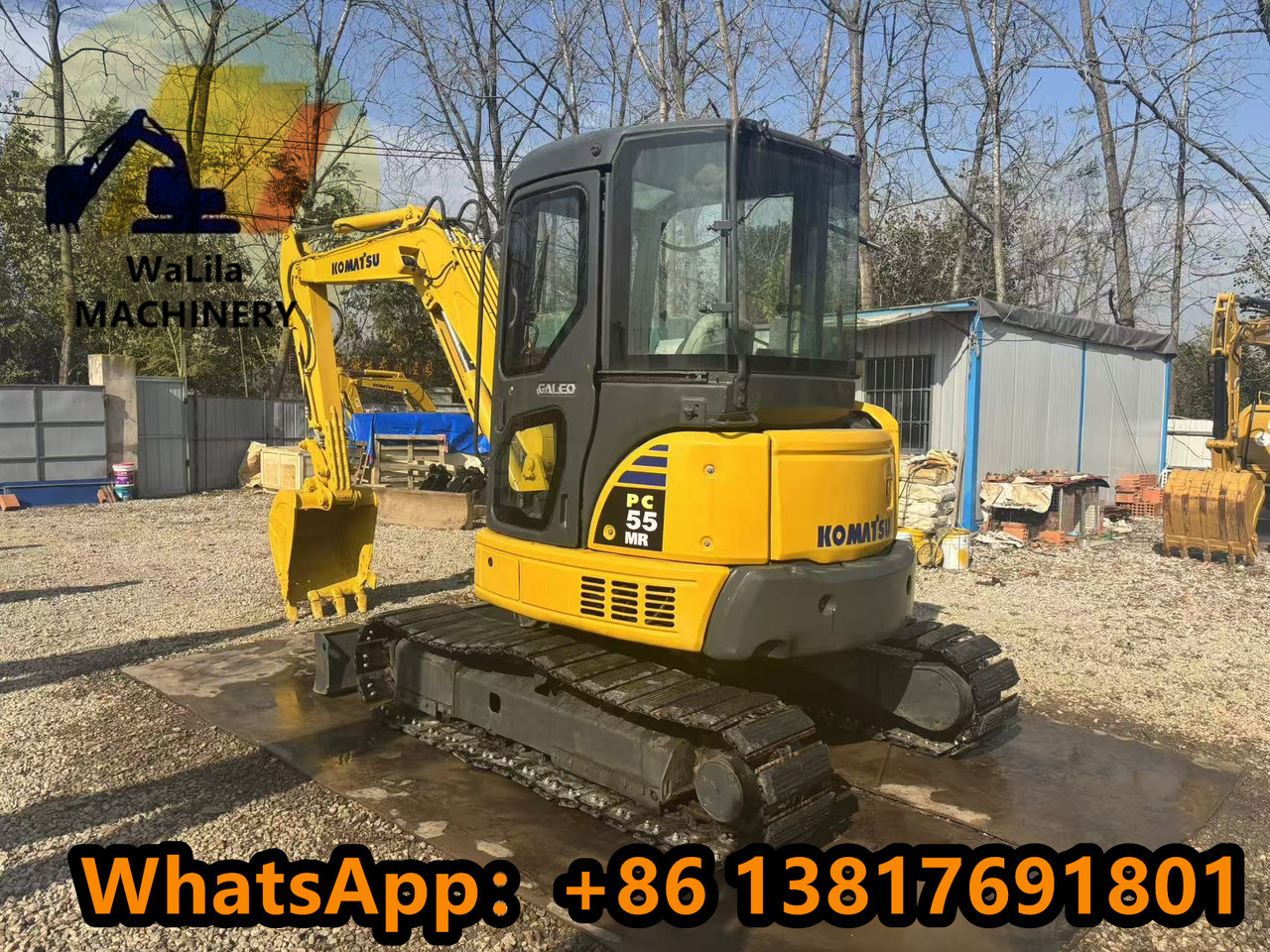 KOMATSU PC55MR-3 - Mini rýpadlo: obrázok 4 KOMATSU PC55MR-3 - Mini rýpadlo: obrázok 4