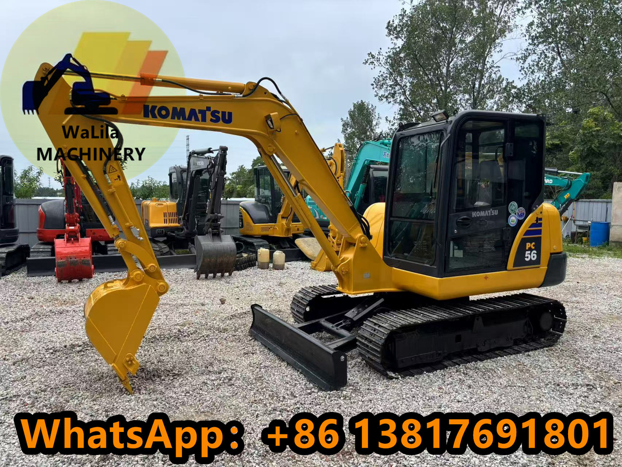 KOMATSU PC56-7 - Mini rýpadlo: obrázok 3 KOMATSU PC56-7 - Mini rýpadlo: obrázok 3