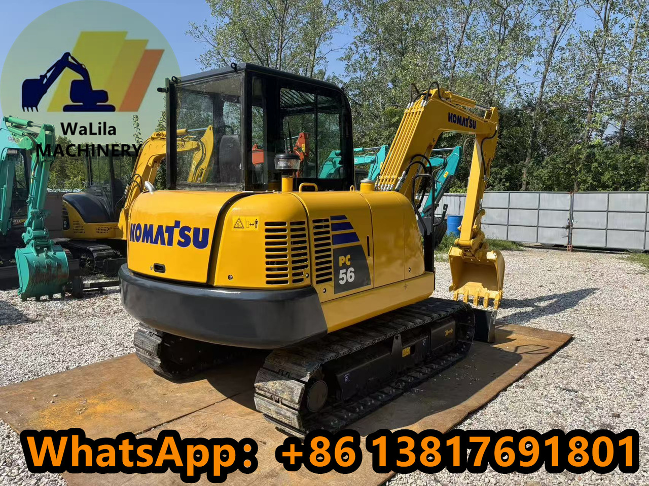 KOMATSU PC56-7 - Mini rýpadlo: obrázok 2 KOMATSU PC56-7 - Mini rýpadlo: obrázok 2