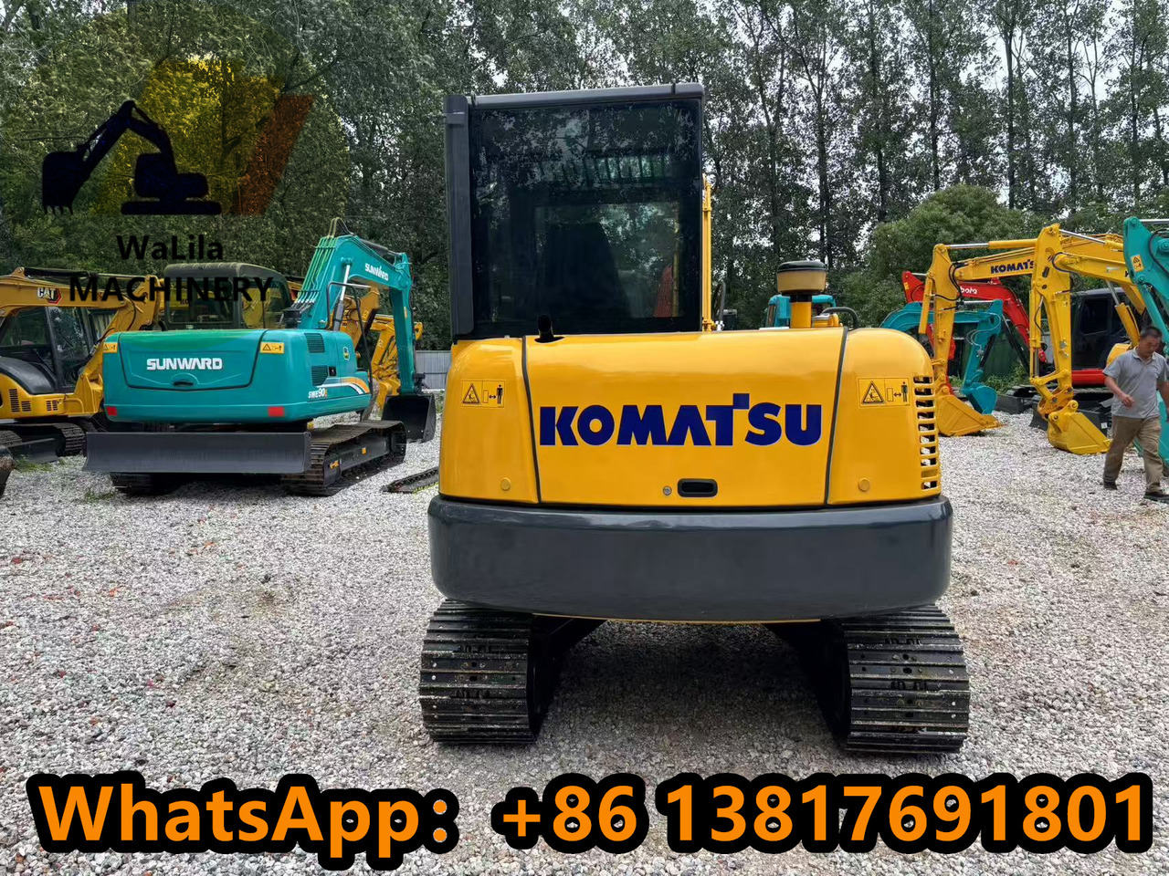 KOMATSU PC56-7 - Mini rýpadlo: obrázok 5 KOMATSU PC56-7 - Mini rýpadlo: obrázok 5