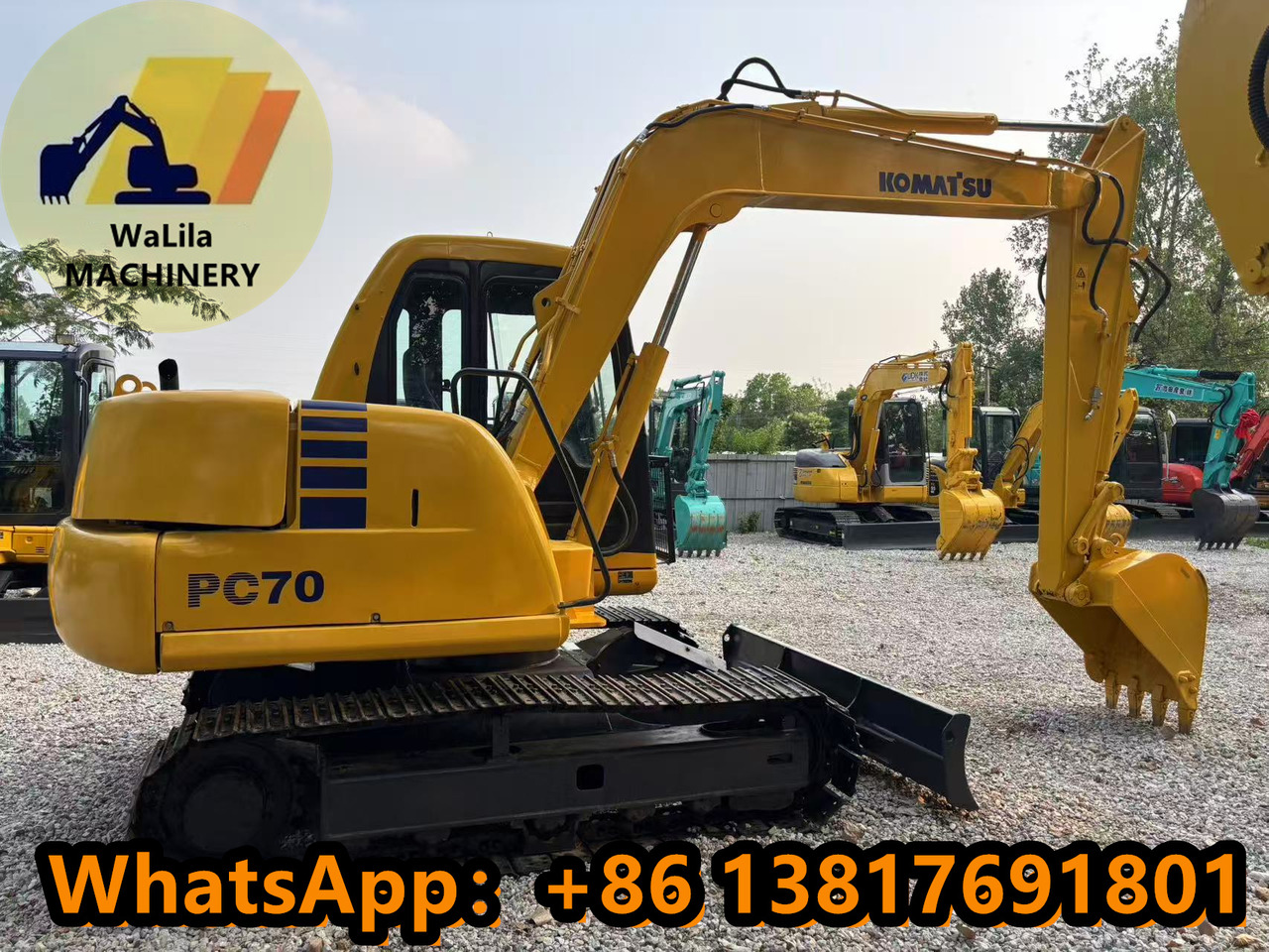 KOMATSU PC70 - Mini rýpadlo: obrázok 2 KOMATSU PC70 - Mini rýpadlo: obrázok 2
