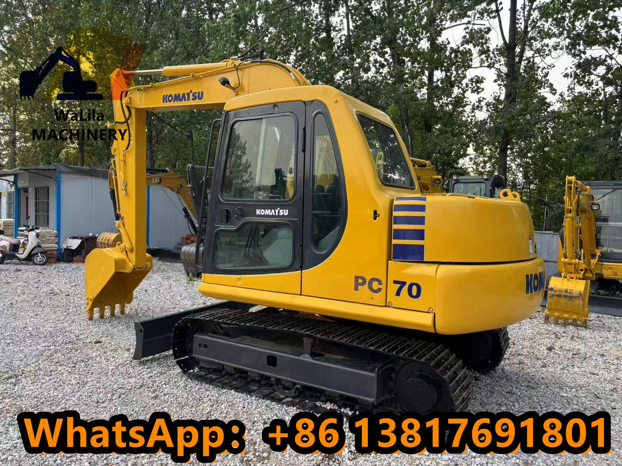 KOMATSU PC70 - Mini rýpadlo: obrázok 5 KOMATSU PC70 - Mini rýpadlo: obrázok 5