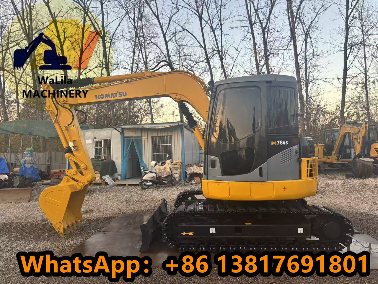 KOMATSU PC78US - Mini rýpadlo: obrázok 4 KOMATSU PC78US - Mini rýpadlo: obrázok 4