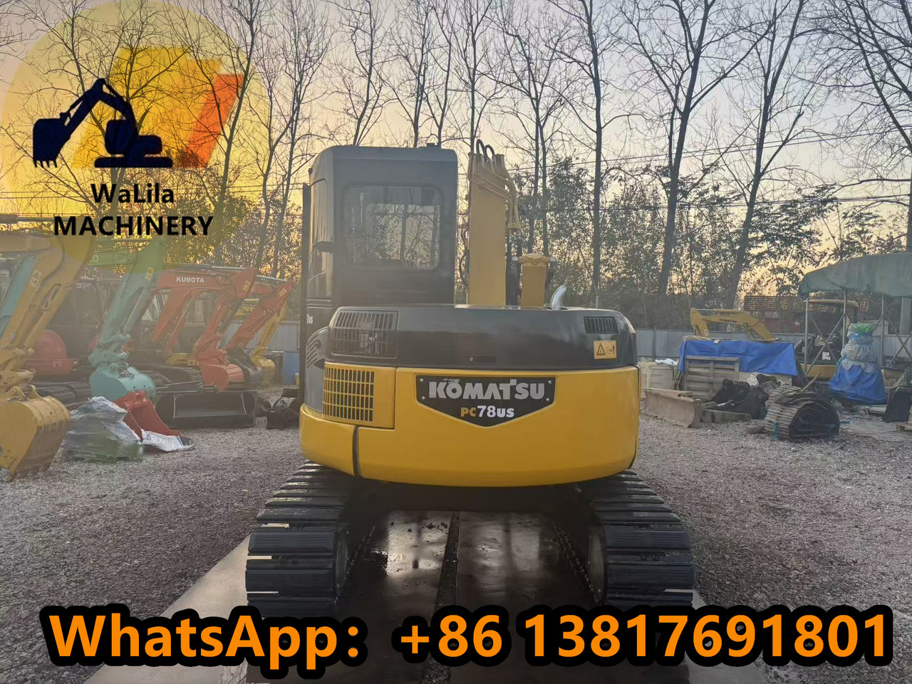 KOMATSU PC78US - Mini rýpadlo: obrázok 2 KOMATSU PC78US - Mini rýpadlo: obrázok 2