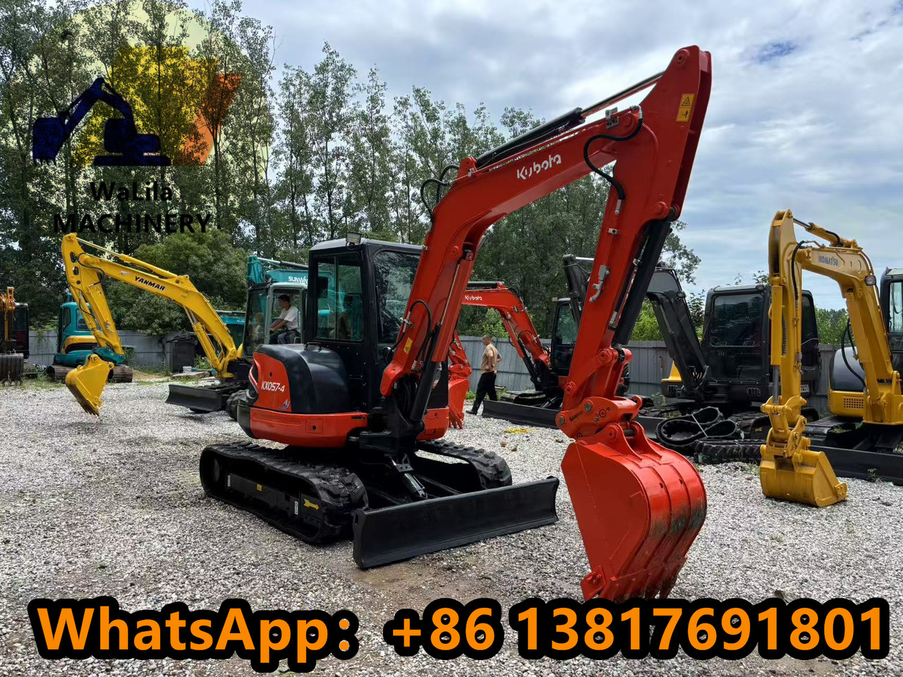 KUBOTA KX057-4 - Mini rýpadlo: obrázok 3 KUBOTA KX057-4 - Mini rýpadlo: obrázok 3