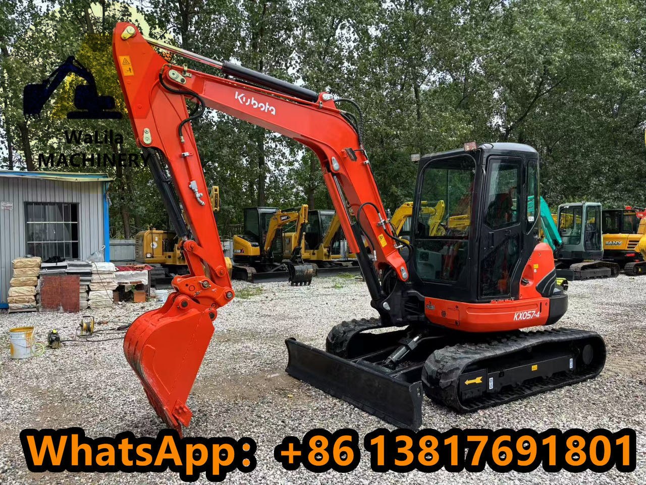KUBOTA KX057-4 - Mini rýpadlo: obrázok 5 KUBOTA KX057-4 - Mini rýpadlo: obrázok 5