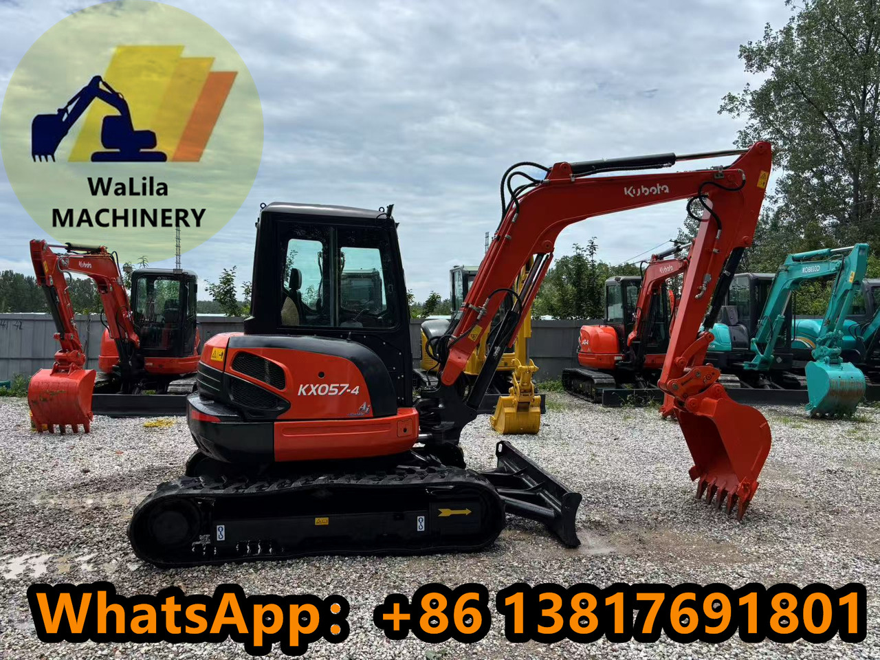 KUBOTA KX057-4 - Mini rýpadlo: obrázok 1 KUBOTA KX057-4 - Mini rýpadlo: obrázok 1