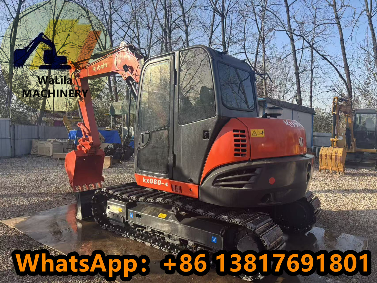KUBOTA KX080-4 - Mini rýpadlo: obrázok 5 KUBOTA KX080-4 - Mini rýpadlo: obrázok 5