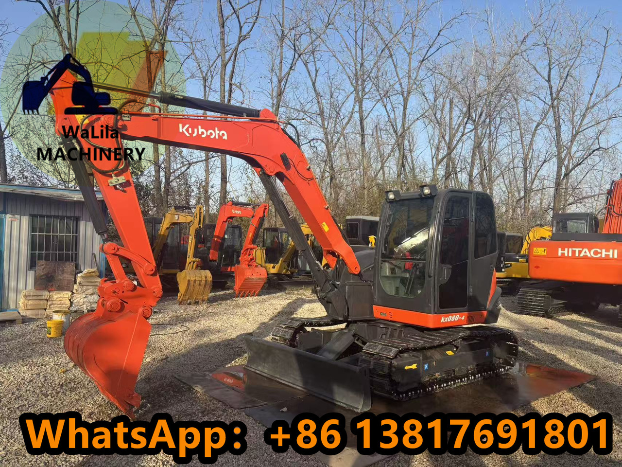 KUBOTA KX080-4 - Mini rýpadlo: obrázok 3 KUBOTA KX080-4 - Mini rýpadlo: obrázok 3