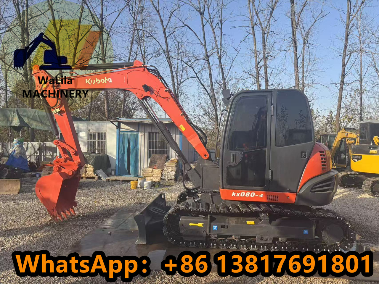 KUBOTA KX080-4 - Mini rýpadlo: obrázok 4 KUBOTA KX080-4 - Mini rýpadlo: obrázok 4