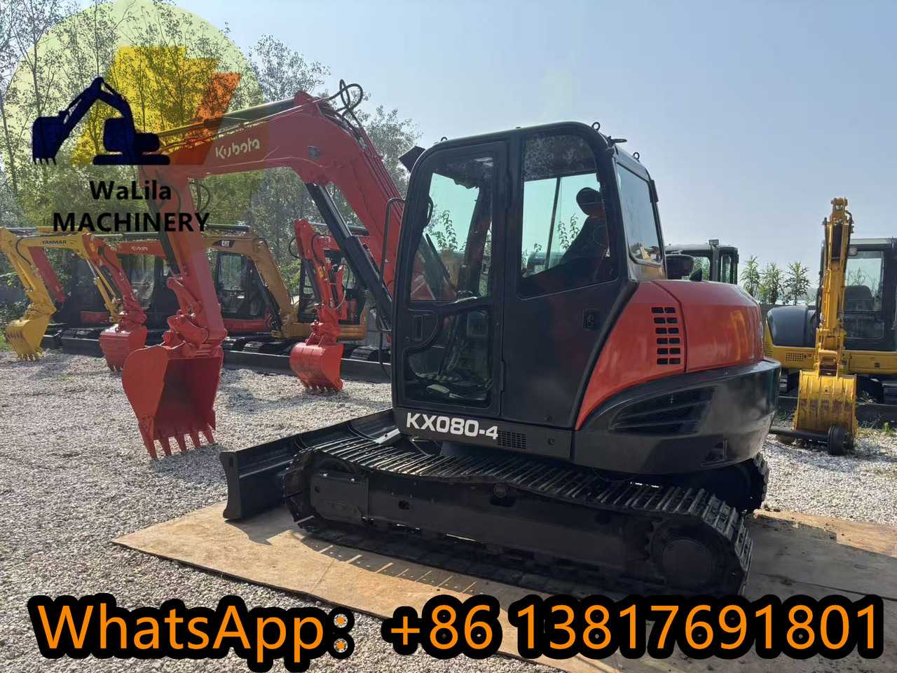KUBOTA KX080-4 - Mini rýpadlo: obrázok 4 KUBOTA KX080-4 - Mini rýpadlo: obrázok 4