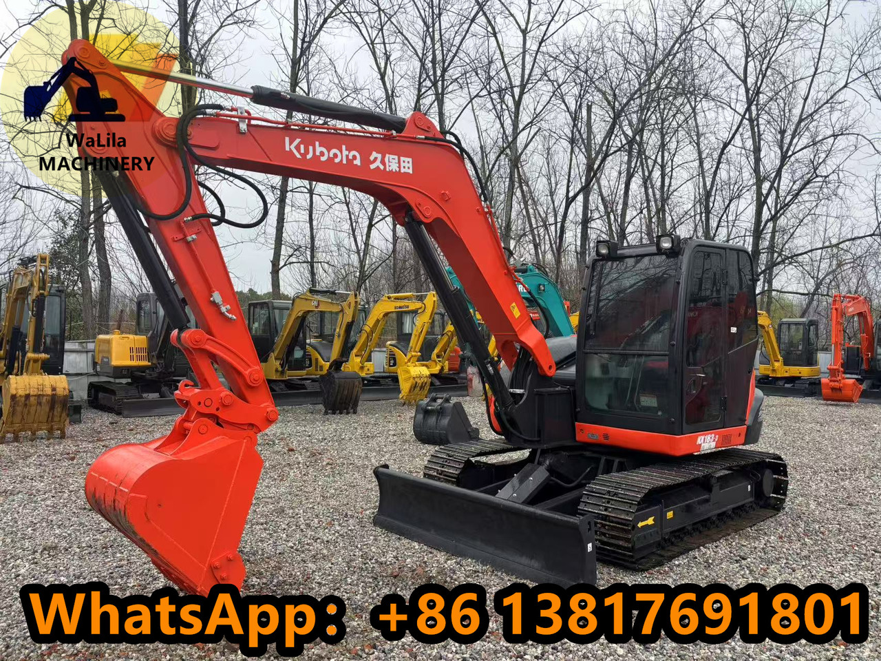 KUBOTA KX183 - Mini rýpadlo: obrázok 3 KUBOTA KX183 - Mini rýpadlo: obrázok 3