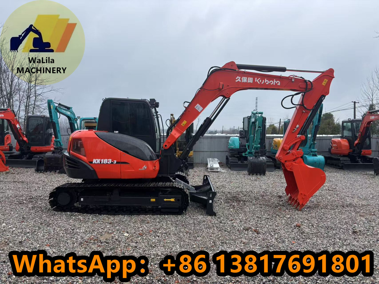 KUBOTA KX183 - Mini rýpadlo: obrázok 1 KUBOTA KX183 - Mini rýpadlo: obrázok 1
