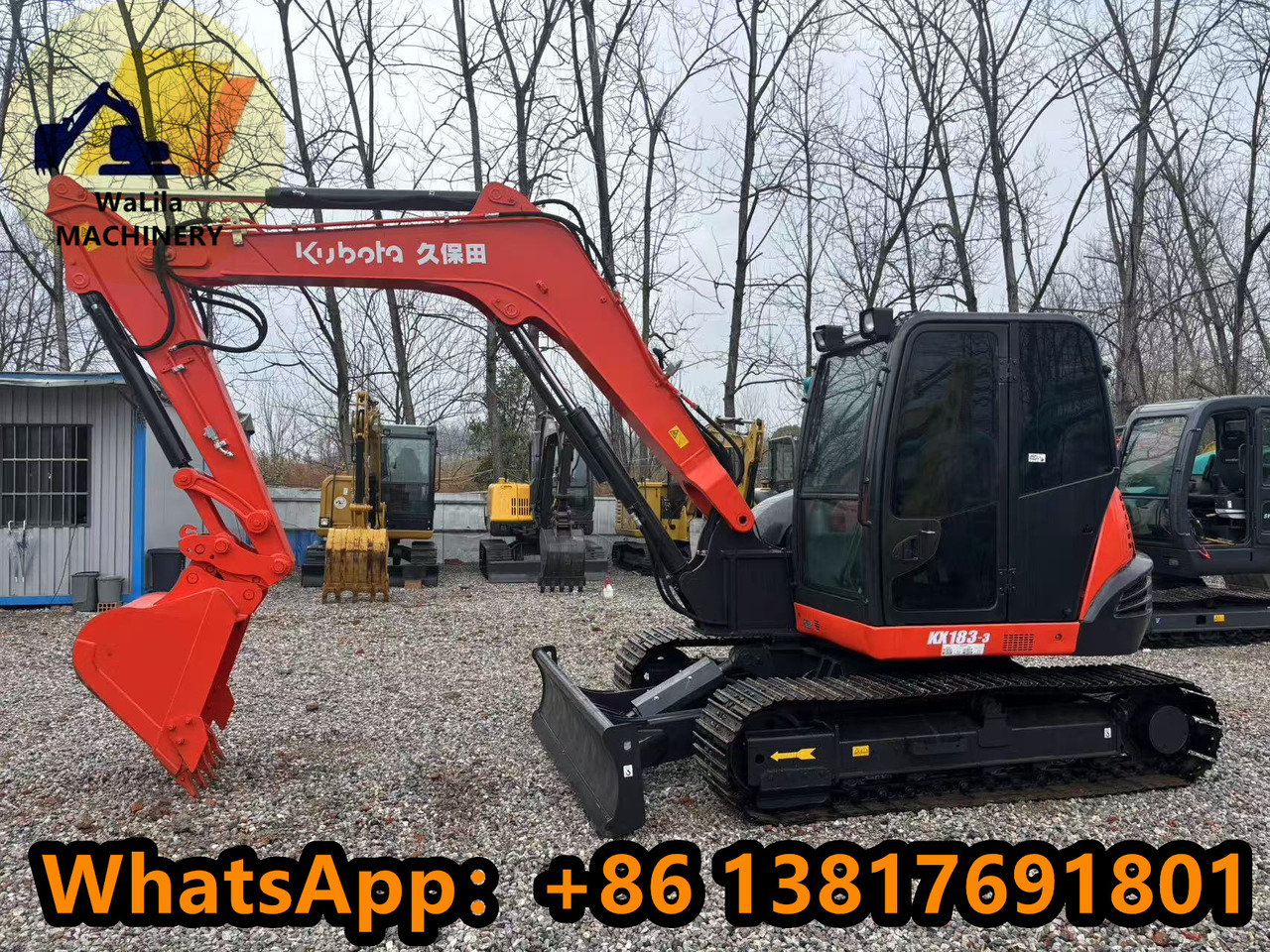 KUBOTA KX183 - Mini rýpadlo: obrázok 2 KUBOTA KX183 - Mini rýpadlo: obrázok 2