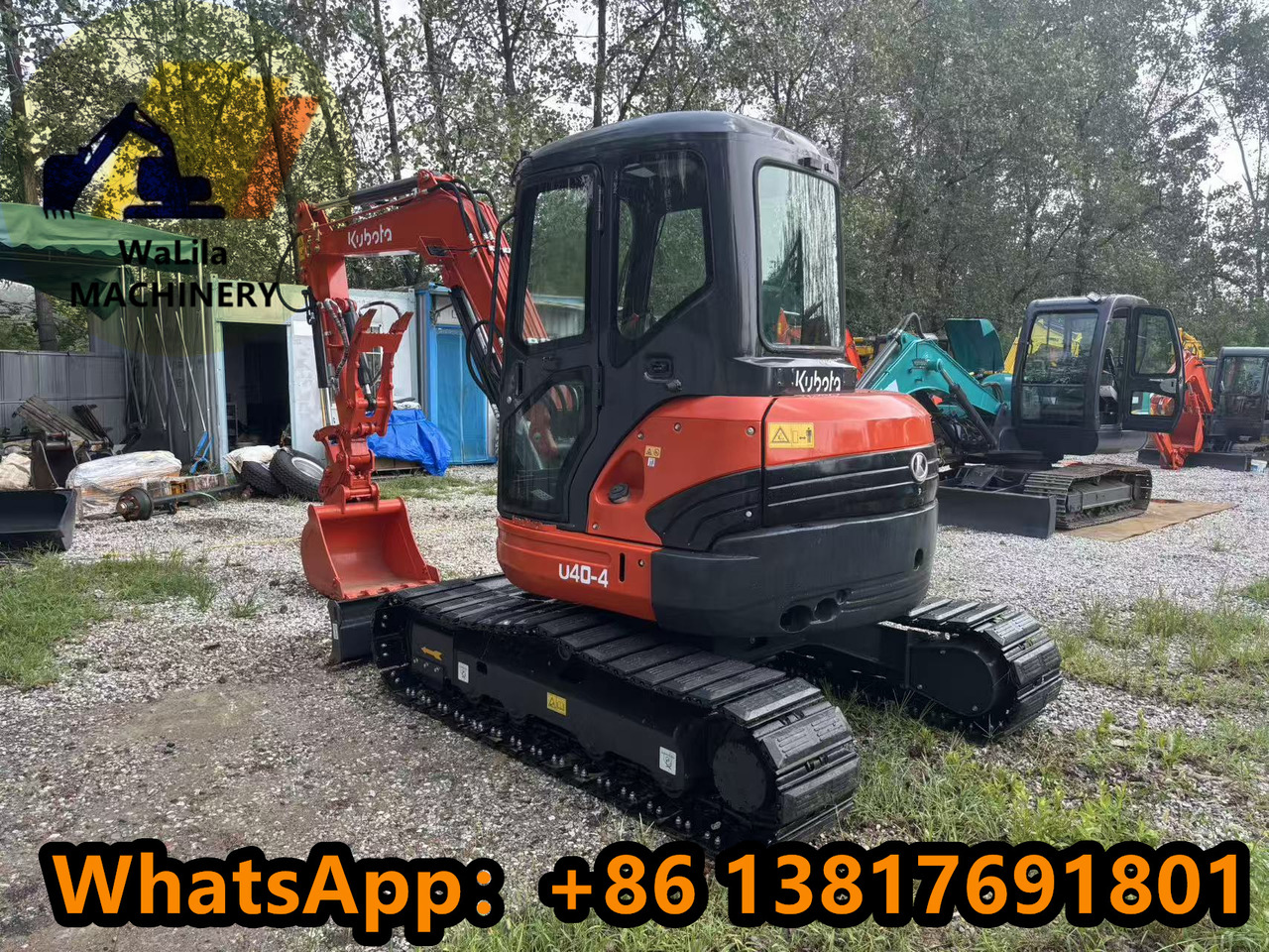 KUBOTA U40 - Mini rýpadlo: obrázok 4 KUBOTA U40 - Mini rýpadlo: obrázok 4