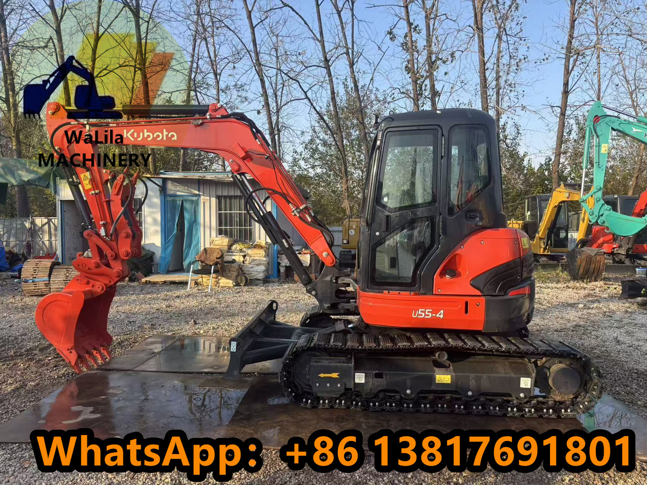 KUBOTA U55-4 - Mini rýpadlo: obrázok 4 KUBOTA U55-4 - Mini rýpadlo: obrázok 4