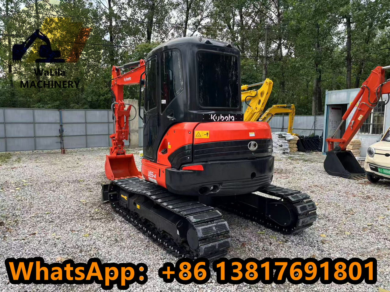 KUBOTA U55-4 - Mini rýpadlo: obrázok 5 KUBOTA U55-4 - Mini rýpadlo: obrázok 5