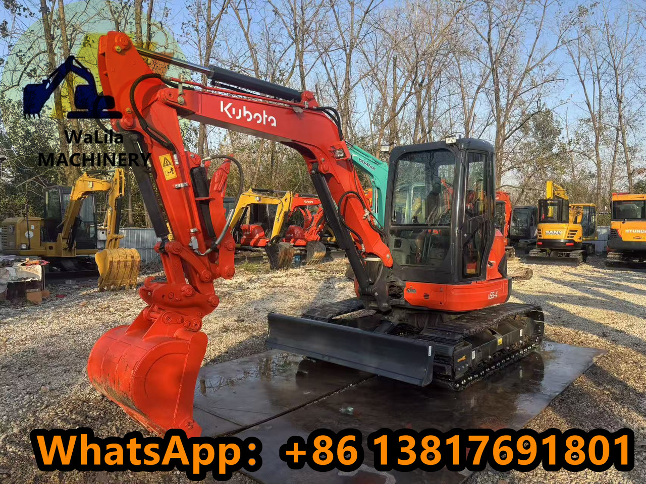 KUBOTA U55-4 - Mini rýpadlo: obrázok 3 KUBOTA U55-4 - Mini rýpadlo: obrázok 3