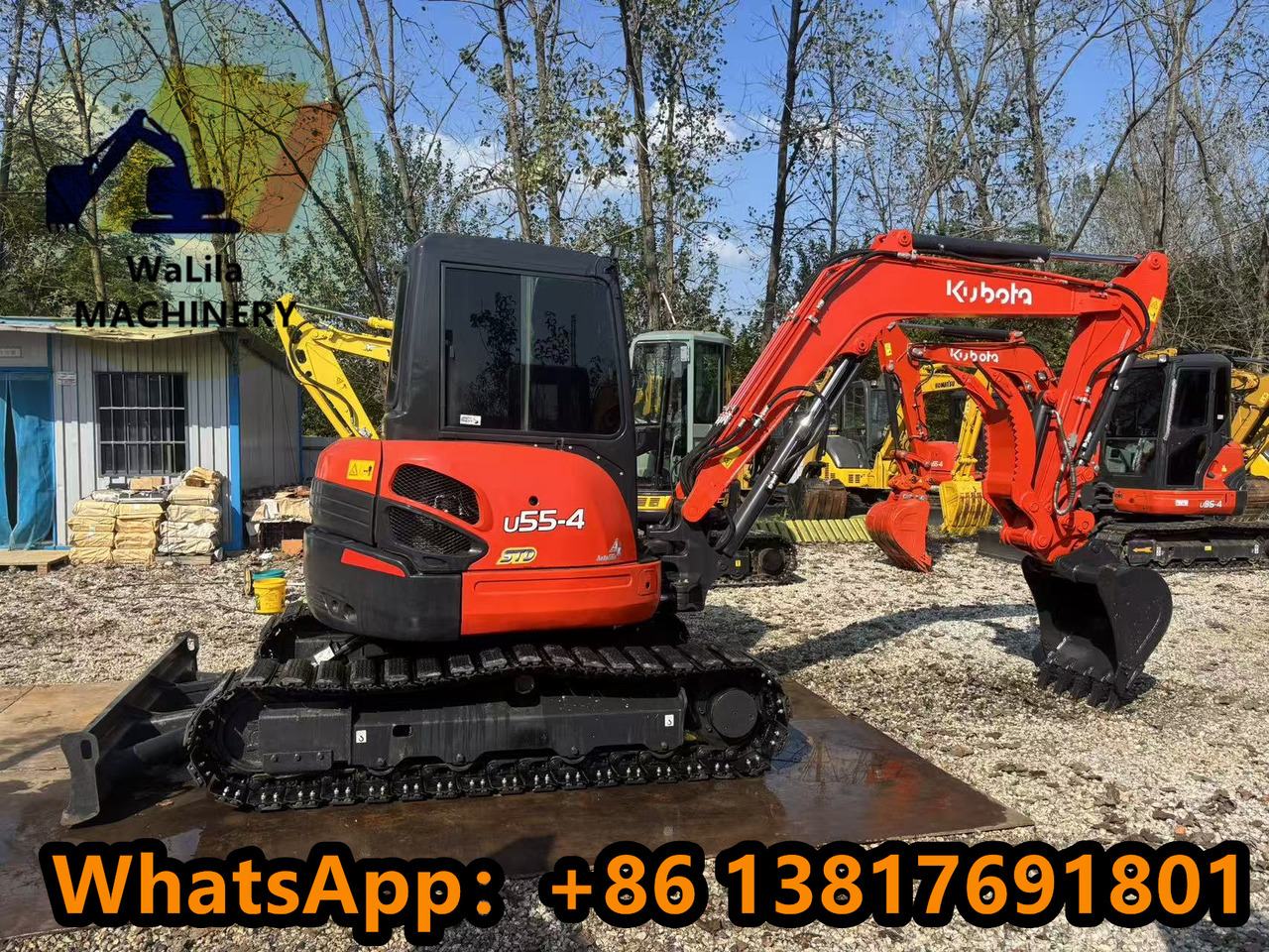 KUBOTA U55-4 - Mini rýpadlo: obrázok 1 KUBOTA U55-4 - Mini rýpadlo: obrázok 1