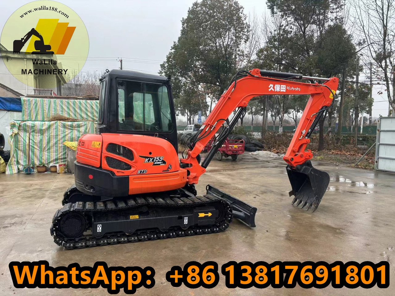 KUBOTA kx155-5 - Mini rýpadlo: obrázok 1 KUBOTA kx155-5 - Mini rýpadlo: obrázok 1