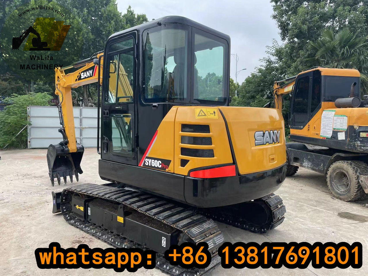 SANY SANY60C - Mini rýpadlo: obrázok 5 SANY SANY60C - Mini rýpadlo: obrázok 5