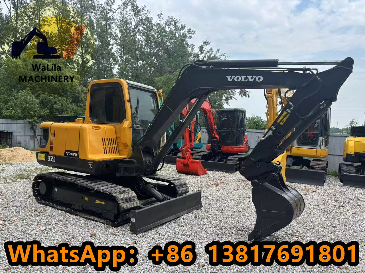 VOLVO EC55 - Mini rýpadlo: obrázok 4 VOLVO EC55 - Mini rýpadlo: obrázok 4
