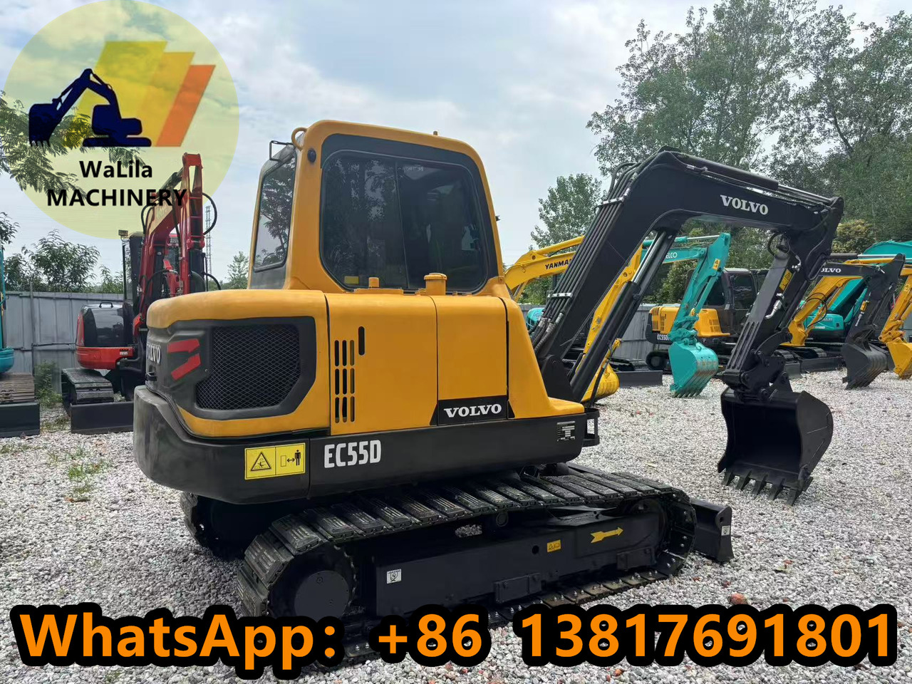VOLVO EC55 - Mini rýpadlo: obrázok 3 VOLVO EC55 - Mini rýpadlo: obrázok 3