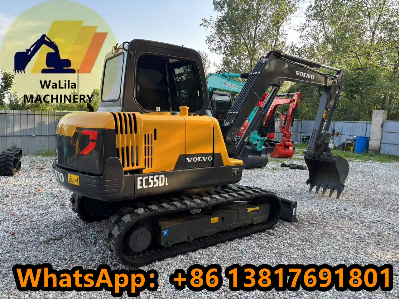 VOLVO EC55 Rubber track version - Mini rýpadlo: obrázok 4 VOLVO EC55 Rubber track version - Mini rýpadlo: obrázok 4