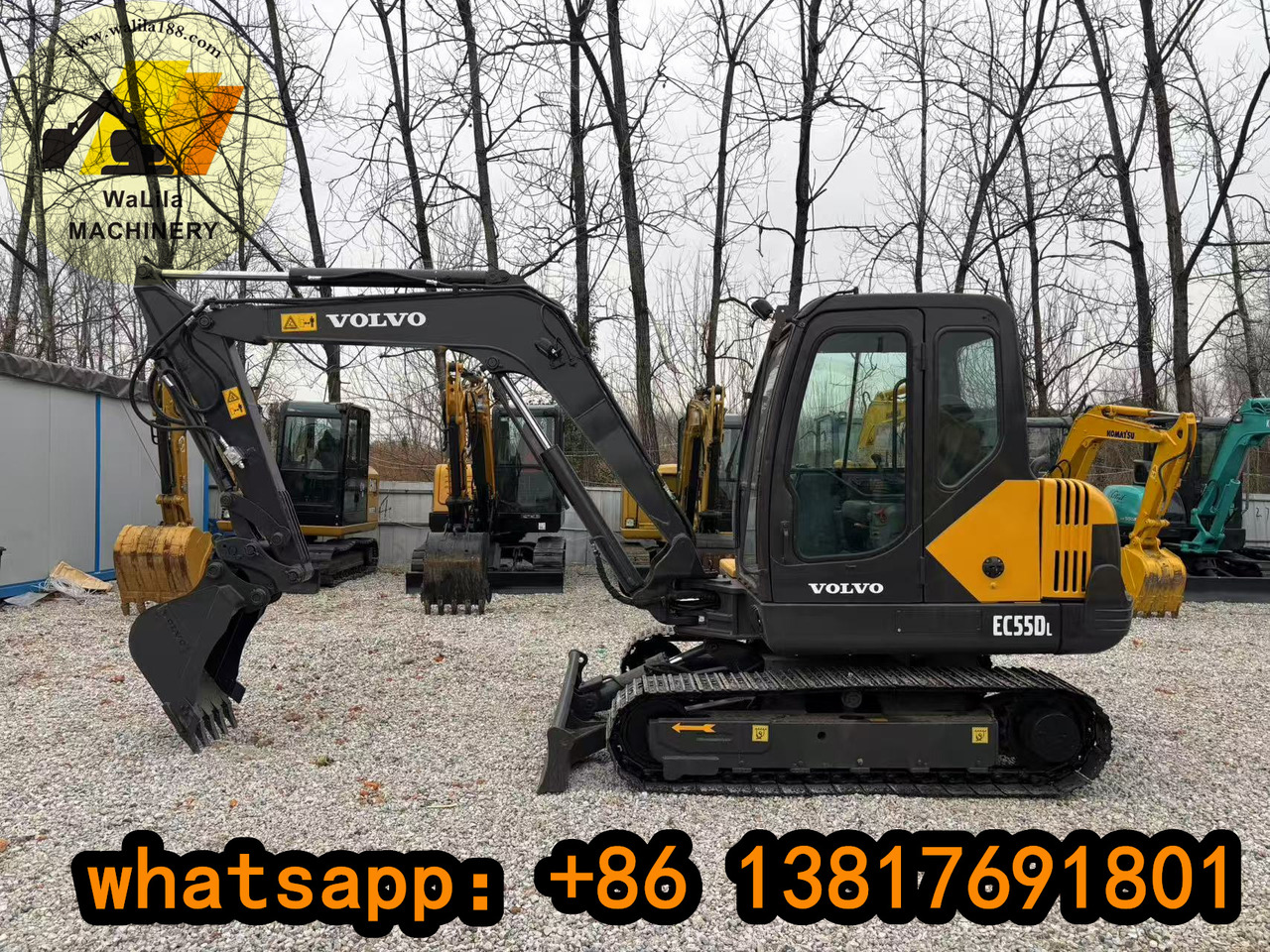 Volvo EC55D - Mini rýpadlo: obrázok 4 Volvo EC55D - Mini rýpadlo: obrázok 4