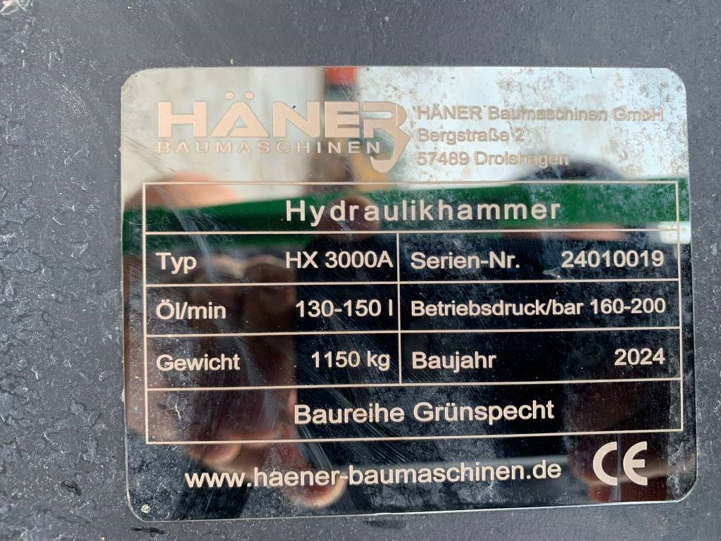 Haner HX3000A NEW - Hydraulické kladivo pre Stavebné stroje: obrázok 4 Haner HX3000A NEW - Hydraulické kladivo pre Stavebné stroje: obrázok 4