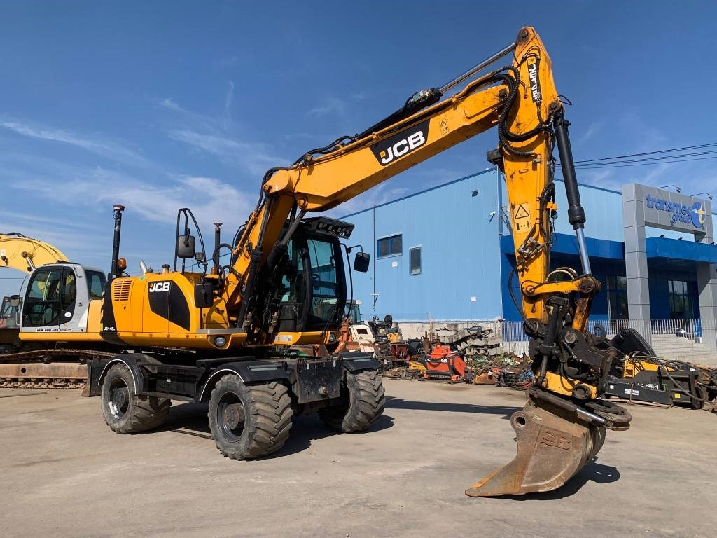 JCB JS 145 W+Engcon Rototilt+Sistem Laser 2D Leica Ico - Kolesové rýpadlo: obrázok 2 JCB JS 145 W+Engcon Rototilt+Sistem Laser 2D Leica Ico - Kolesové rýpadlo: obrázok 2