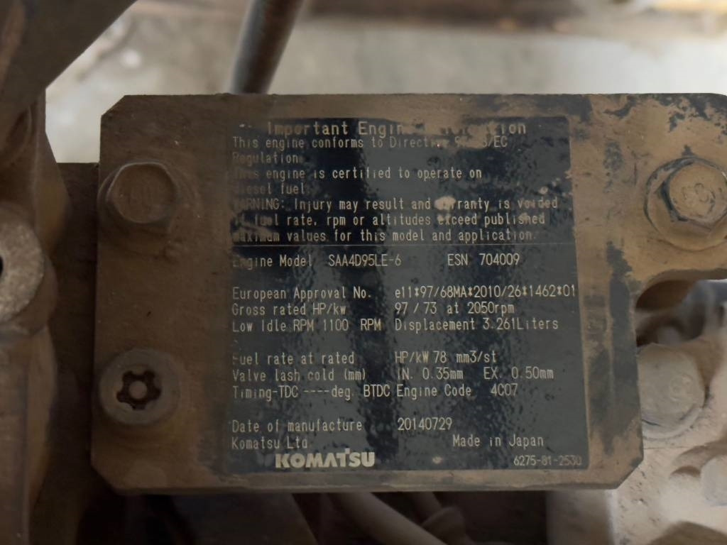 Komatsu SAA4D95LE6 ENGINE - Motor pre Stavebné stroje: obrázok 5 Komatsu SAA4D95LE6 ENGINE - Motor pre Stavebné stroje: obrázok 5