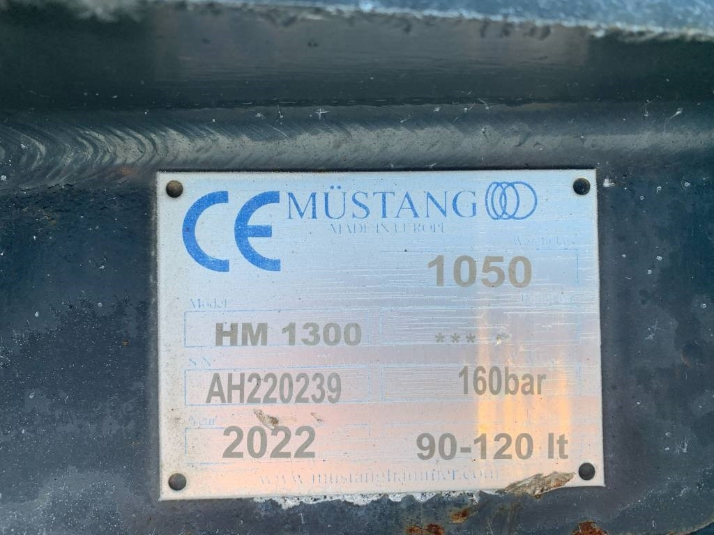 Mustang HM1300 - Hydraulické kladivo pre Stavebné stroje: obrázok 3 Mustang HM1300 - Hydraulické kladivo pre Stavebné stroje: obrázok 3