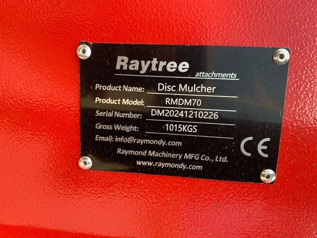 Raytree RMDM70 Mulcher Raytree RMDM70 Mulcher - Lesná fréza: obrázok 4 Raytree RMDM70 Mulcher Raytree RMDM70 Mulcher - Lesná fréza: obrázok 4