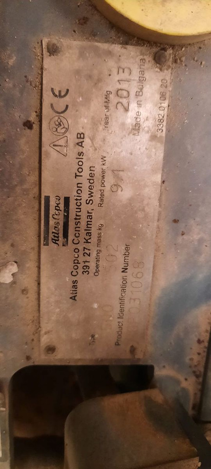 Atlas Copco Rüttelplatte LJ500 - Vibračná doska: obrázok 2 Atlas Copco Rüttelplatte LJ500 - Vibračná doska: obrázok 2