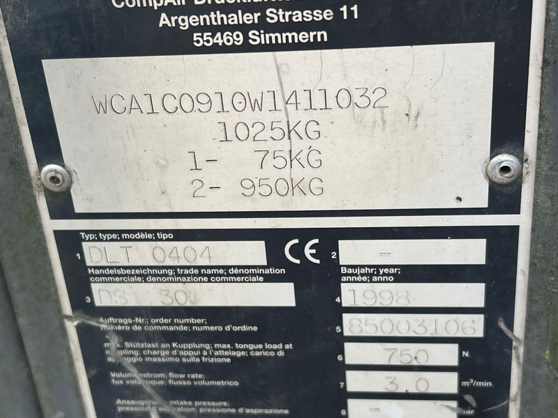 Demag DS 30 - Vzduchový kompresor: obrázok 5 Demag DS 30 - Vzduchový kompresor: obrázok 5