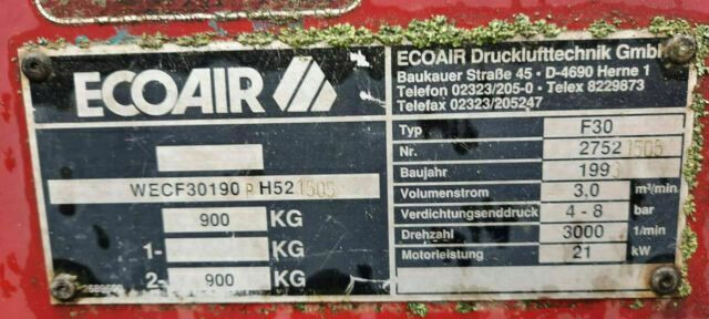 Doosan F 30 - Vzduchový kompresor: obrázok 4 Doosan F 30 - Vzduchový kompresor: obrázok 4