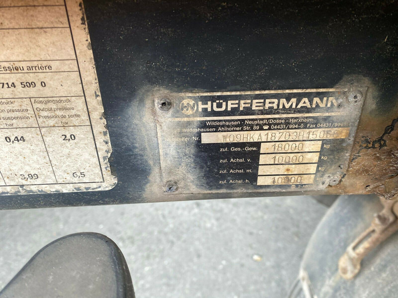 Huffermann HKA 1870 Abrollanhänger - Hákový/ Ramenový nosič přívěs: obrázok 3 Huffermann HKA 1870 Abrollanhänger - Hákový/ Ramenový nosič přívěs: obrázok 3