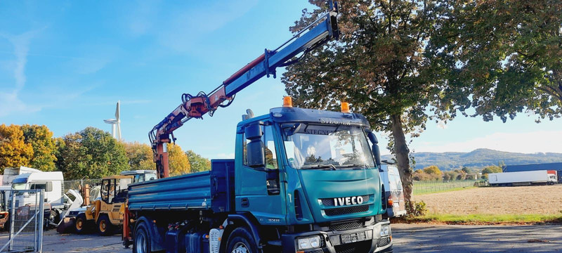 Iveco ML180E28K 4x2 mit Kran/Funk/Greifer - Sklápač, Auto s hydraulickou rukou: obrázok 1 Iveco ML180E28K 4x2 mit Kran/Funk/Greifer - Sklápač, Auto s hydraulickou rukou: obrázok 1