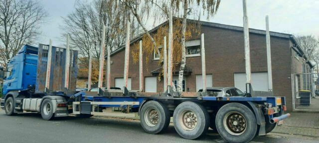 Kässbohrer SCV Plattform Mit Rungen 3 Achser - Klanicový náves: obrázok 1 Kässbohrer SCV Plattform Mit Rungen 3 Achser - Klanicový náves: obrázok 1