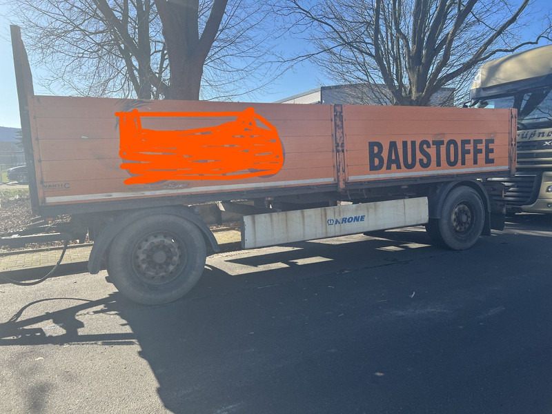 Krone Baustoff Anhänger Luftgefedert ABS - Plošinový/ Valníkový príves: obrázok 1 Krone Baustoff Anhänger Luftgefedert ABS - Plošinový/ Valníkový príves: obrázok 1
