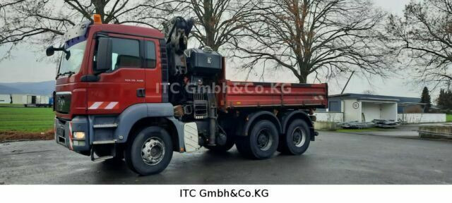MAN 26.440TGS Kipper+Kran Meiller/Stahl - Sklápač, Auto s hydraulickou rukou: obrázok 1 MAN 26.440TGS Kipper+Kran Meiller/Stahl - Sklápač, Auto s hydraulickou rukou: obrázok 1