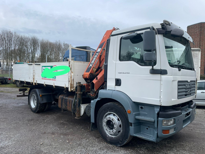 MAN TGM 18.240PS 4x2 3.S-Kipper mit Kran - Sklápač, Auto s hydraulickou rukou: obrázok 4 MAN TGM 18.240PS 4x2 3.S-Kipper mit Kran - Sklápač, Auto s hydraulickou rukou: obrázok 4
