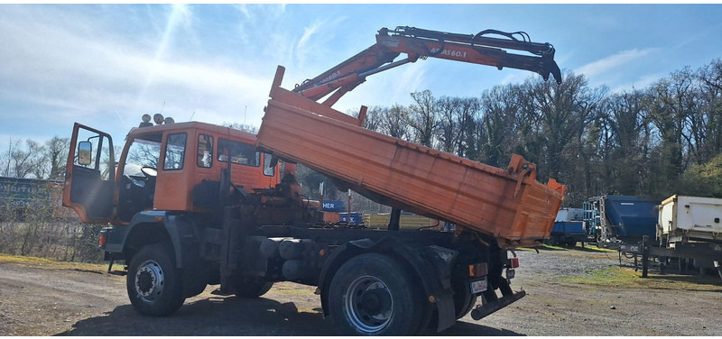 MAN TGM 18.240PS 4x4 3.S-Kipper mit Kran - Sklápač, Auto s hydraulickou rukou: obrázok 4 MAN TGM 18.240PS 4x4 3.S-Kipper mit Kran - Sklápač, Auto s hydraulickou rukou: obrázok 4