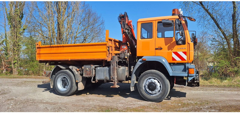 MAN TGM 18.240PS 4x4 3.S-Kipper mit Kran - Sklápač, Auto s hydraulickou rukou: obrázok 5 MAN TGM 18.240PS 4x4 3.S-Kipper mit Kran - Sklápač, Auto s hydraulickou rukou: obrázok 5