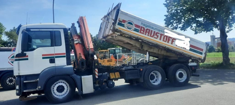 MAN TGS 26.400 Kipper Mit Kran/Funk - Valníkový/ Plošinový nákladný automobil, Auto s hydraulickou rukou: obrázok 3 MAN TGS 26.400 Kipper Mit Kran/Funk - Valníkový/ Plošinový nákladný automobil, Auto s hydraulickou rukou: obrázok 3